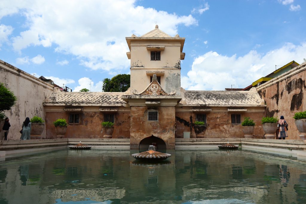 Wasserschloss Taman Sari in Yogyakarta, Indonesien.